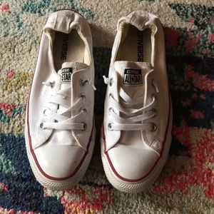 White low top converse